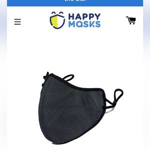 Happy Masks Pro series black, small. NWT